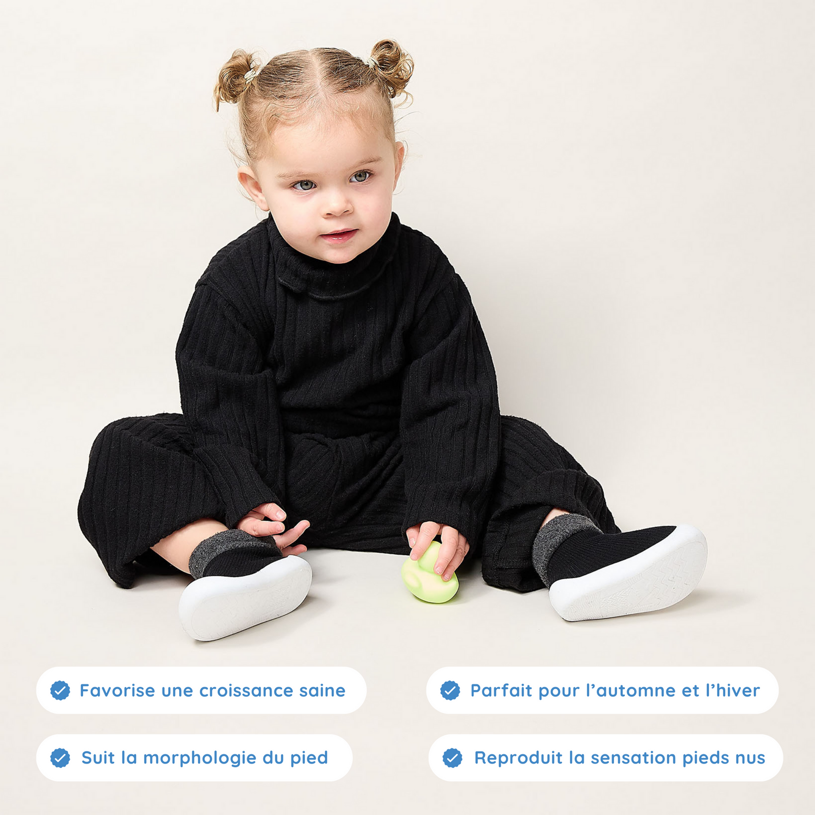 Chaussons en coton épais Automne-Hiver - NOUVEAU