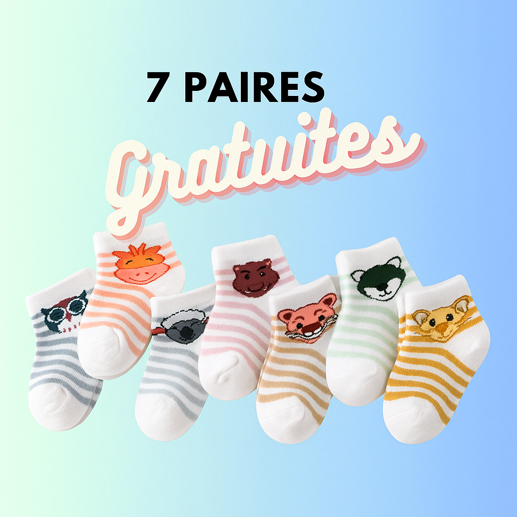 7 Paires de chaussettes Gratuites (d'une valeur de 5,99 €)