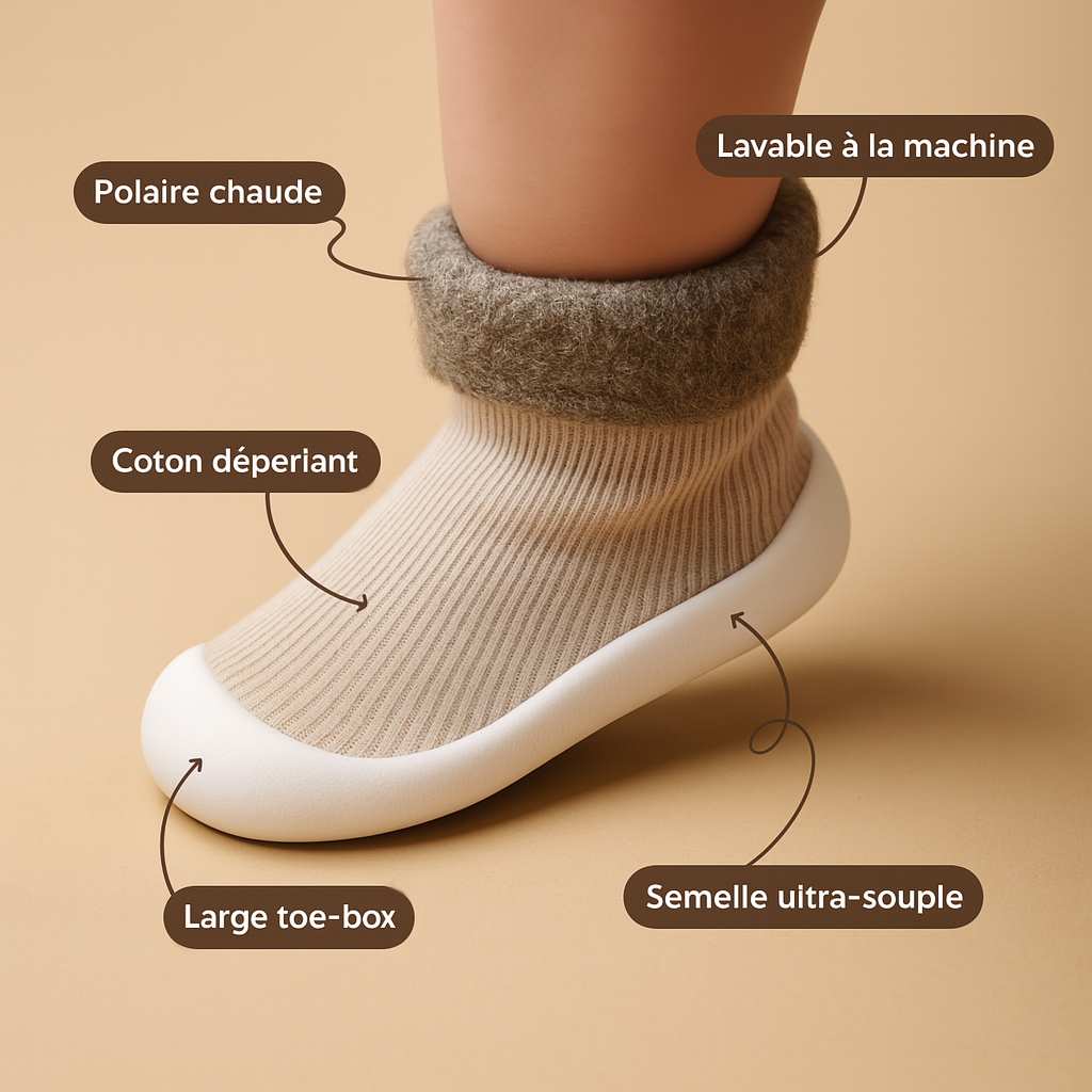 Chaussons en coton épais Automne-Hiver - NOUVEAU