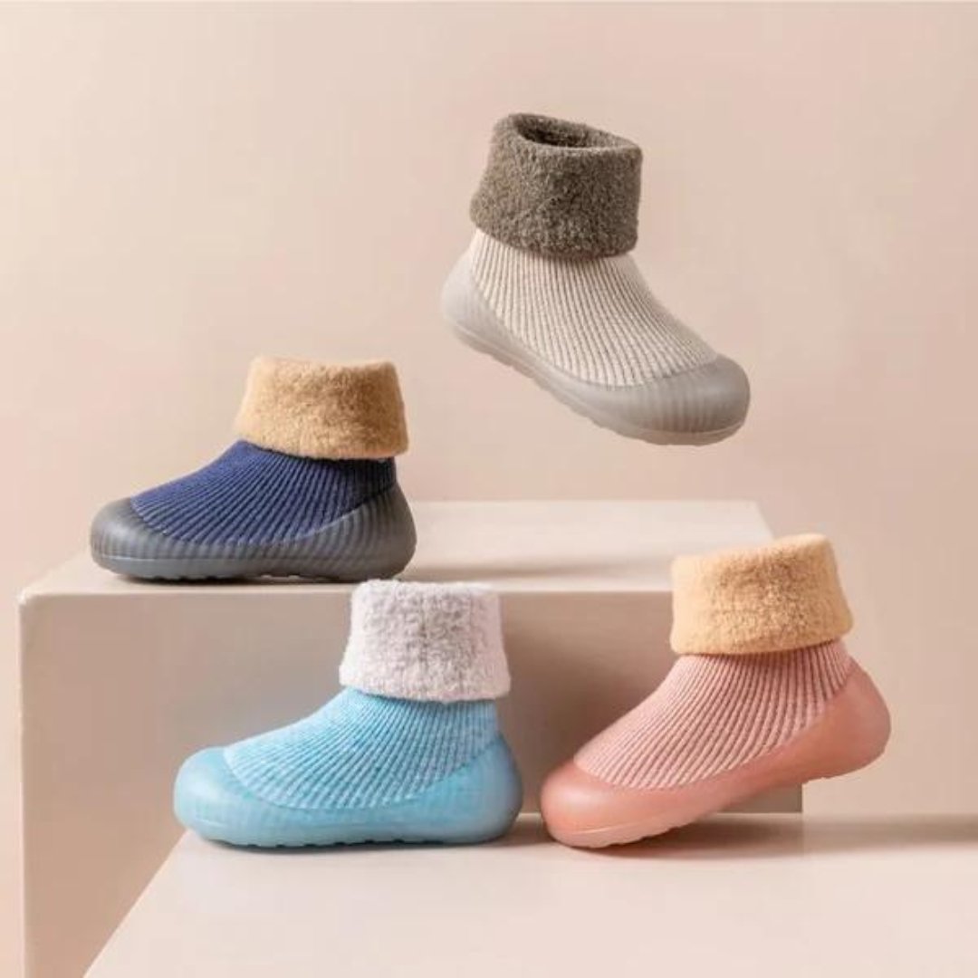 Chaussons bébé en coton épais pour l'hiver - antino2