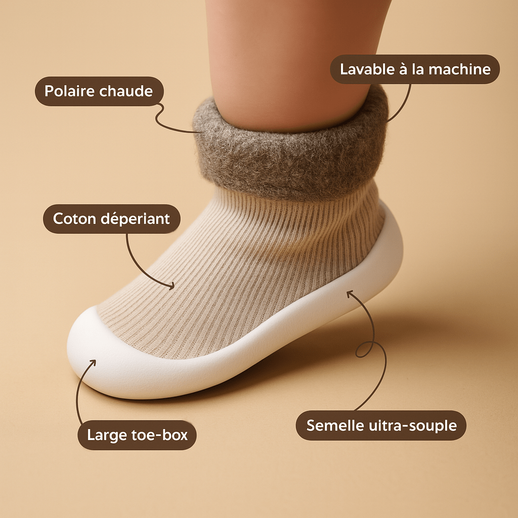 Chaussons en coton épais Automne - Hiver - NOUVEAU - antino
