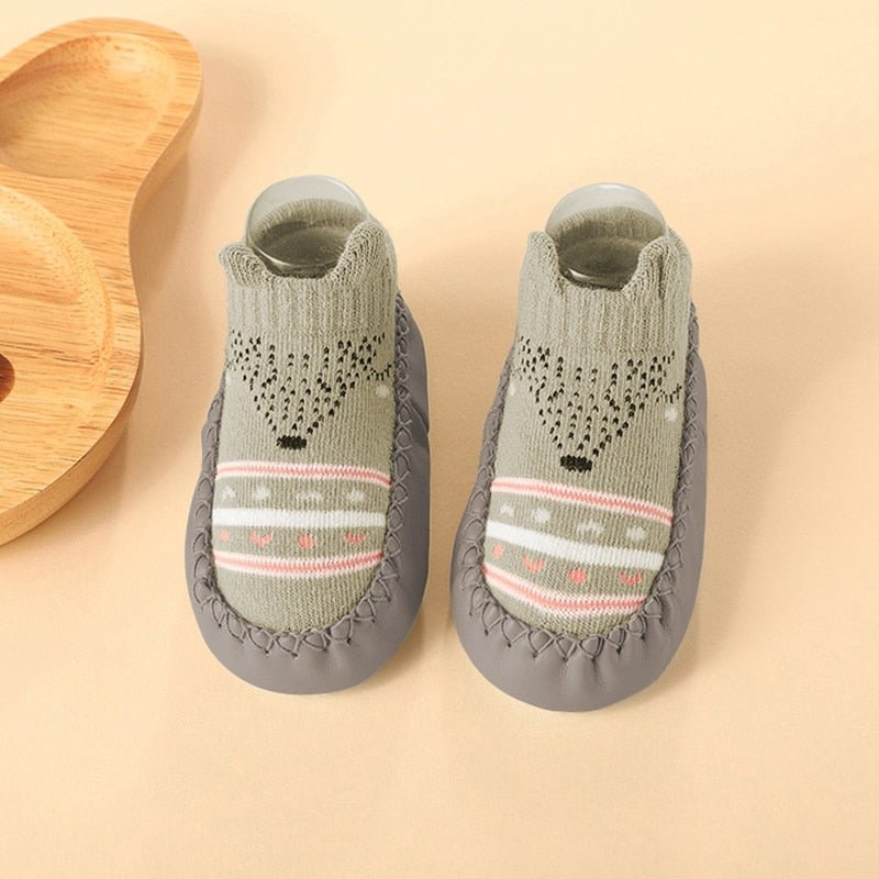 Chaussons mignonnes à semelles souples pour bébé - antino2