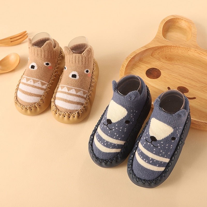 Chaussons mignonnes à semelles souples pour bébé - antino2